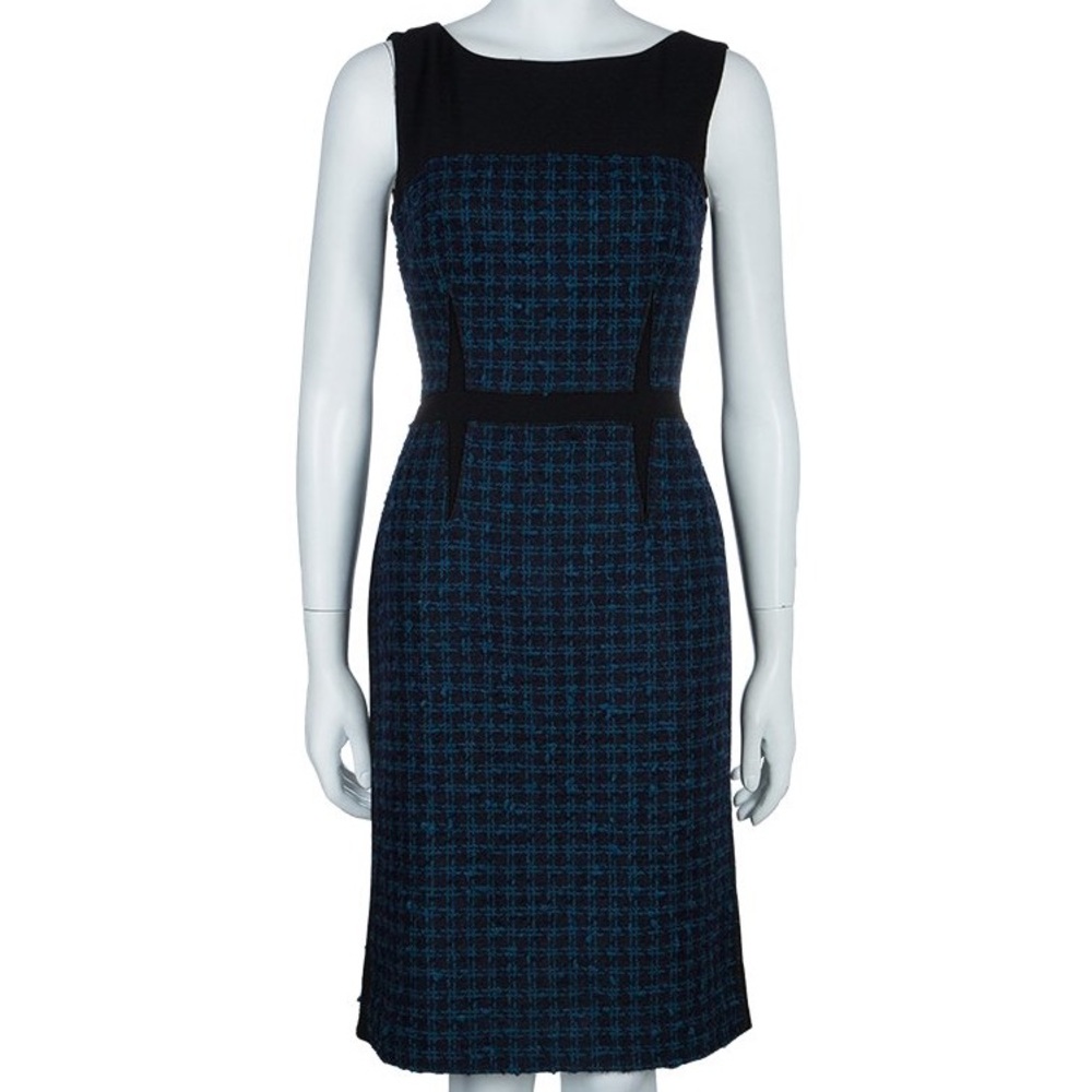 🆕 Tory Burch Black and Blue Midi Dress